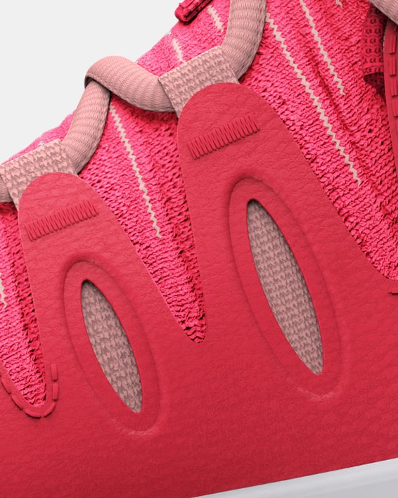 Women's UA Flow Breakthru 4 Basketball Shoes in Pink image number 1