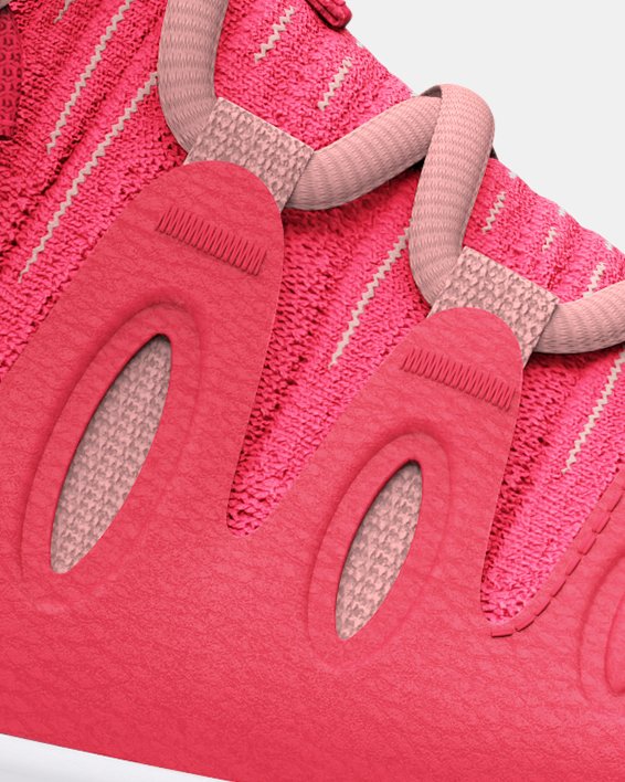 Women's UA Flow Breakthru 4 Basketball Shoes in Pink image number 0
