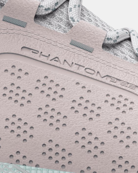 Chaussure de course UA HOVR™ Phantom 3 SE Suede pour femme, Gray, pdpMainDesktop image number 0