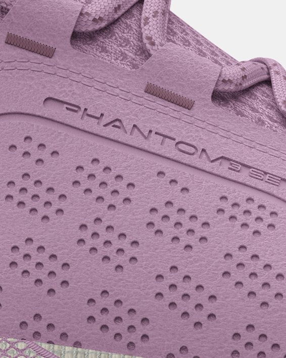 Women's UA HOVR™ Phantom 3 SE Suede Running Shoes in Purple image number 0
