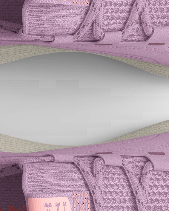 Tenis para correr UA HOVR™ Phantom 3 SE Suede para Mujer, Purple, pdpMainDesktop image number 2