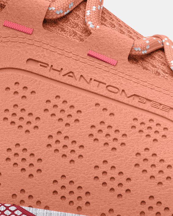 女士UA HOVR™ Phantom 3 SE Suede跑鞋 in Pink image number 0