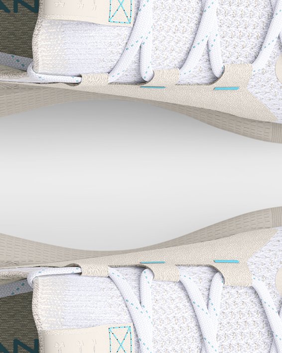 女士UA HOVR™ Phantom 3 SE Elevate跑鞋 in White image number 2