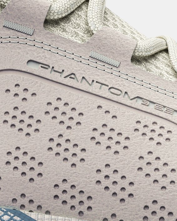 Men's UA HOVR™ Phantom 3 SE Suede Running Shoes in White image number 0