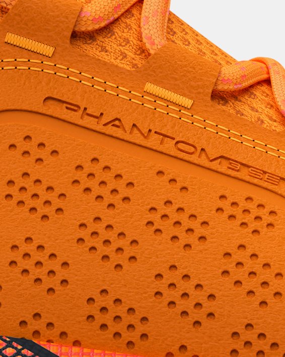 Men's UA HOVR™ Phantom 3 SE Suede Running Shoes in Orange image number 0