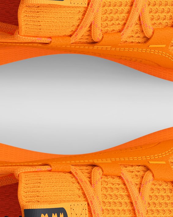 Men's UA HOVR™ Phantom 3 SE Suede Running Shoes in Orange image number 2