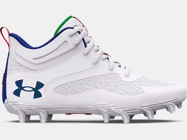 Under armour cleats clearance white