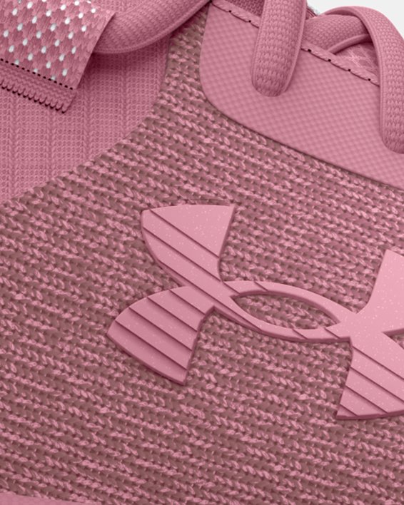 女士UA Charged Revitalize跑鞋 in Pink image number 0