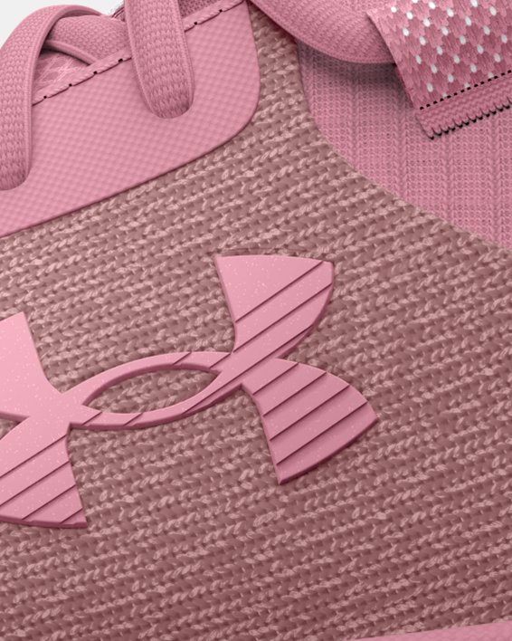 女士UA Charged Revitalize跑鞋 in Pink image number 5