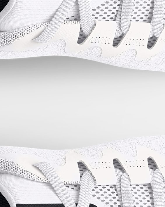 Chaussure de course UA Charged Impulse 3 Knit pour femme, White, pdpMainDesktop image number 2