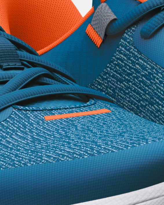 Boys' Grade School UA Charged Revitalize Sportstyle Shoes, Blue, pdpMainDesktop image number 3