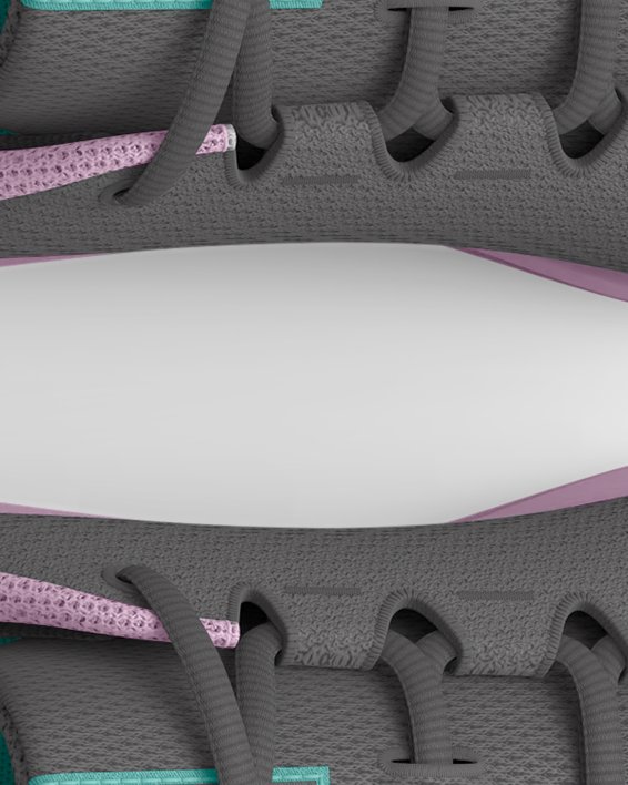 Girls' Grade School UA Charged Pursuit 3 Big Logo Running Shoes