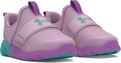 Girls' Infant UA Flash Fade Running Shoes, Purple, pdpMainDesktop image number 3