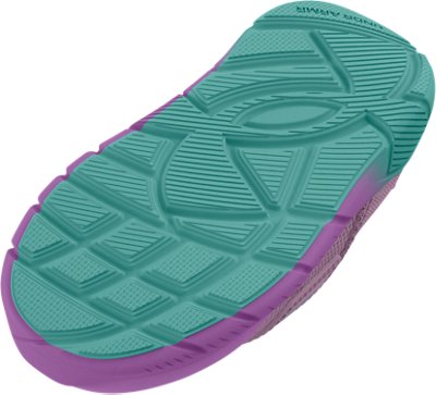 Girls' Infant UA Flash Fade Running Shoes, Purple, pdpMainDesktop image number 4