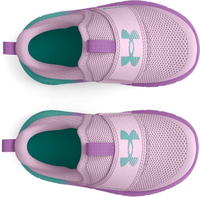 Girls' Infant UA Flash Fade Running Shoes, Purple, pdpMainDesktop image number 2