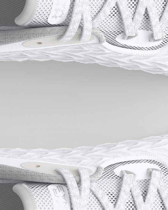 男士UA HOVR™ Machina 3 Clone跑鞋 in White image number 2