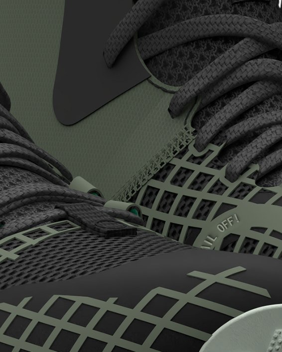 Men's UA HOVR™ Ridge Trek Waterproof Trail Shoes, Black, pdpMainDesktop image number 3