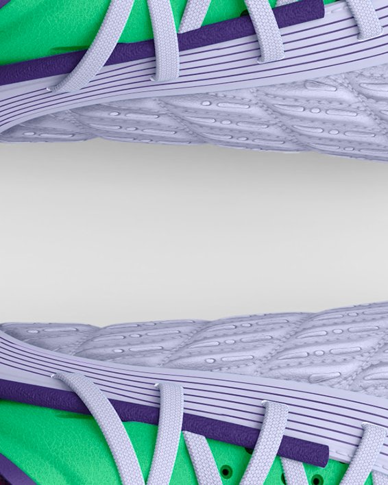 Chaussure de football UA Magnetico Elite 3 FG pour homme, Purple, pdpMainDesktop image number 2