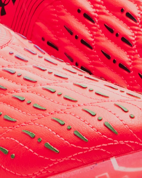 Men's UA Magnetico Elite 3 FG Football Boots, Red, pdpMainDesktop image number 3