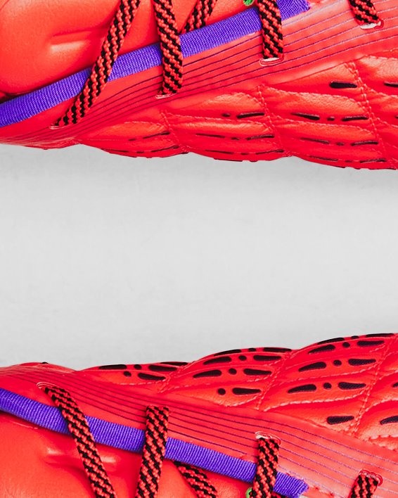 Men's UA Magnetico Elite 3 FG Football Boots, Red, pdpMainDesktop image number 2