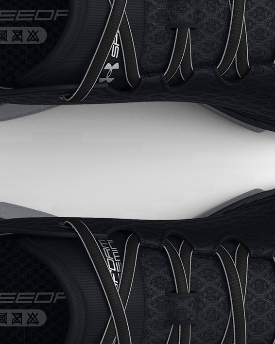 Unisex UA SpeedForm® Gemini Running Shoes, Black, pdpMainDesktop image number 2