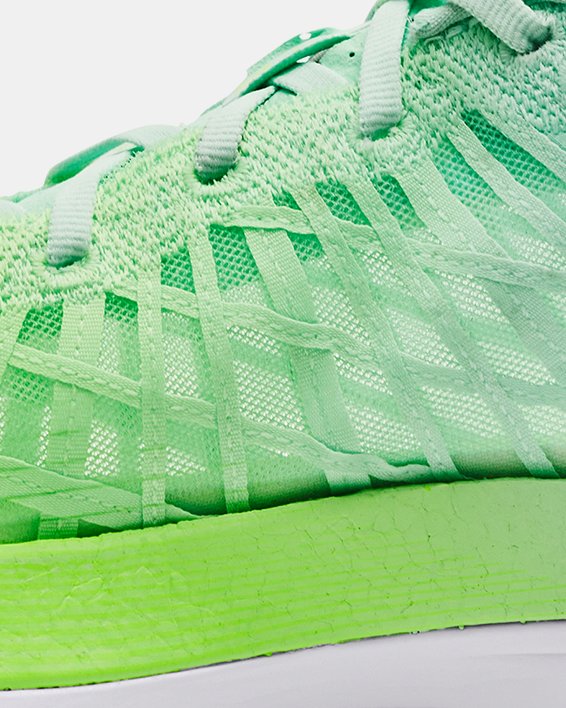 Unisex UA Flow Velociti Elite Running Shoes, Green, pdpMainDesktop image number 1
