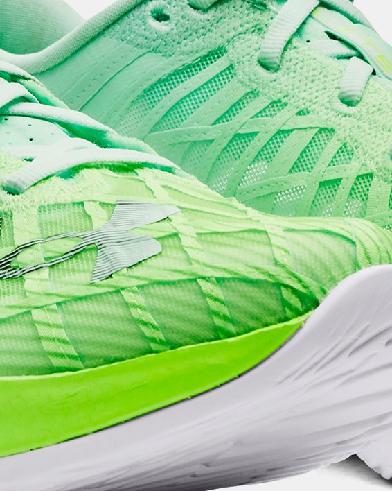 Unisex UA Flow Velociti Elite Running Shoes, Green, pdpMainDesktop image number 3