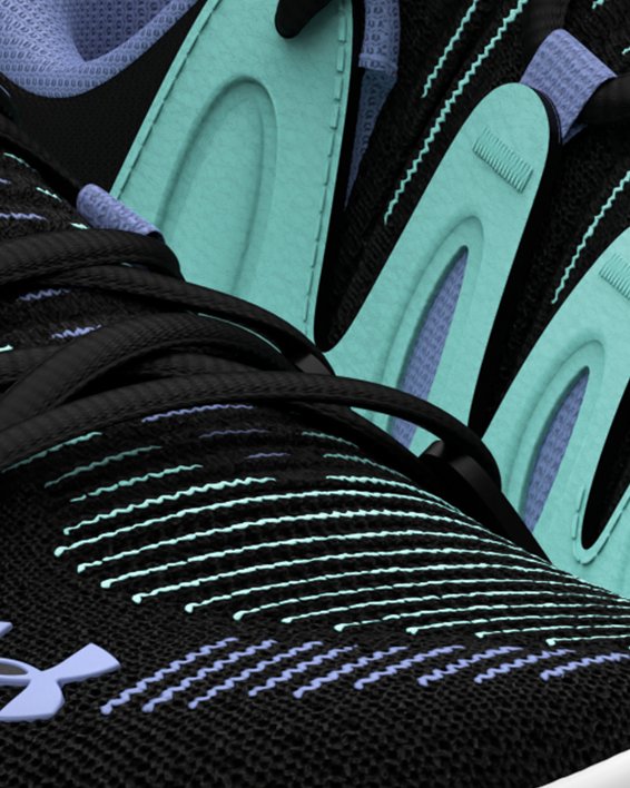 Women's UA Flow Breakthru 4 'Start Of Season' Basketball Shoes in Blue image number 3