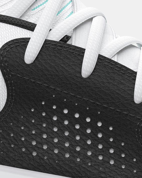 Unisex UA Flow FUTR X 3 'Start Of Season' Basketball Shoes in White image number 6