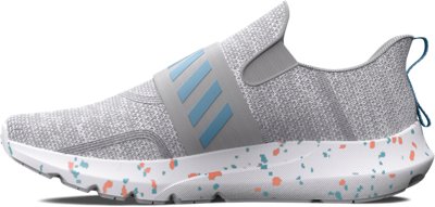 Women's UA Surge 3 Slip Paint Splatter Running Shoes image number 1