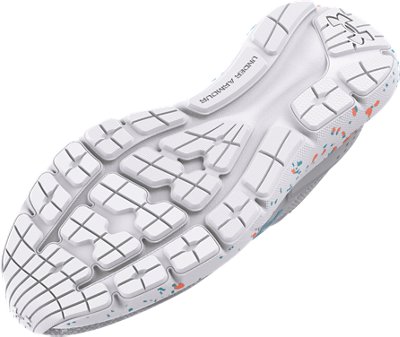 Women's UA Surge 3 Slip Paint Splatter Running Shoes image number 4