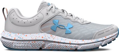 Girls' Grade School UA Assert 10 Paint Splatter Running Shoes Under