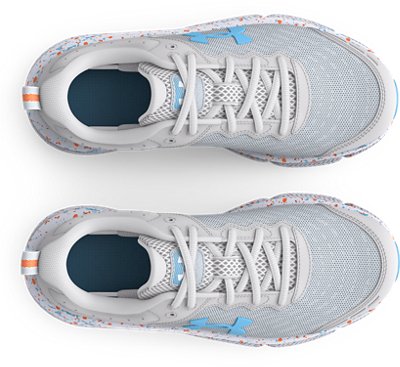 Girls' Grade School UA Assert 10 Paint Splatter Running Shoes Under