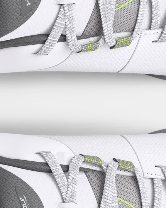 Men's UA Drive Pro Spikeless Golf Shoes in White image number 2