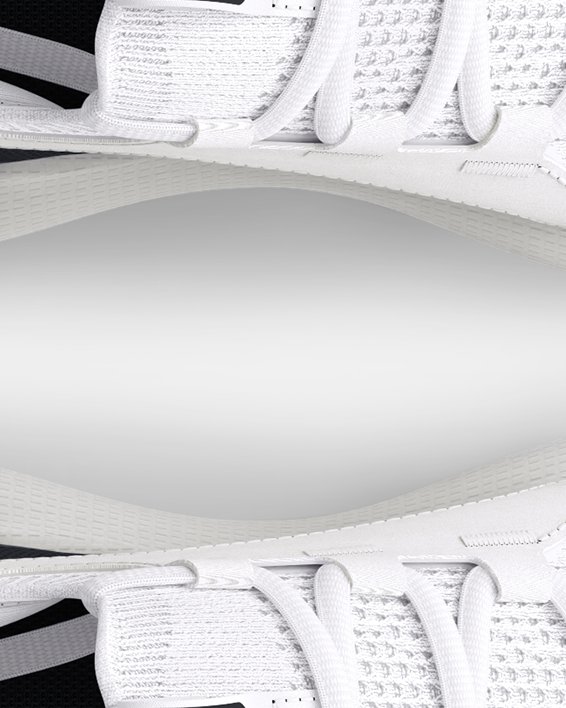 Grade School UA HOVR™ Phantom 3 SE Running Shoes in White image number 2