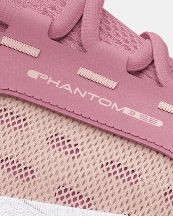 Grade School UA HOVR™ Phantom 3 SE Running Shoes, Pink, pdpMainDesktop image number 0