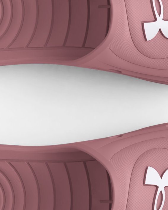 Women's UA Locker IV Slides in Pink image number 2