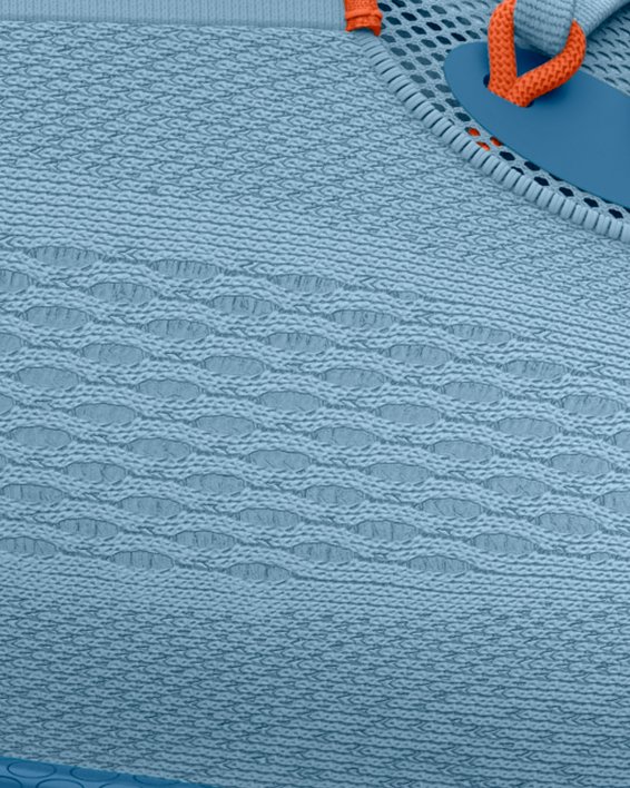 男士UA HOVR™ Machina Inclement Weather跑鞋 in Blue image number 0