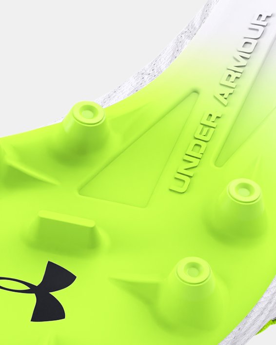 Unisex UA Magnetico Pro 3 FG Football Boots, White, pdpMainDesktop image number 4