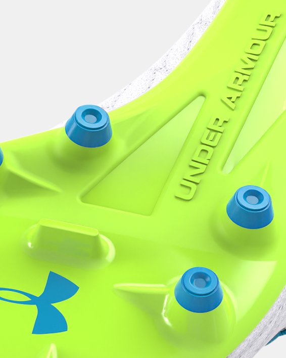 Unisex UA Magnetico Select 3 FG Football Boots, White, pdpMainDesktop image number 4