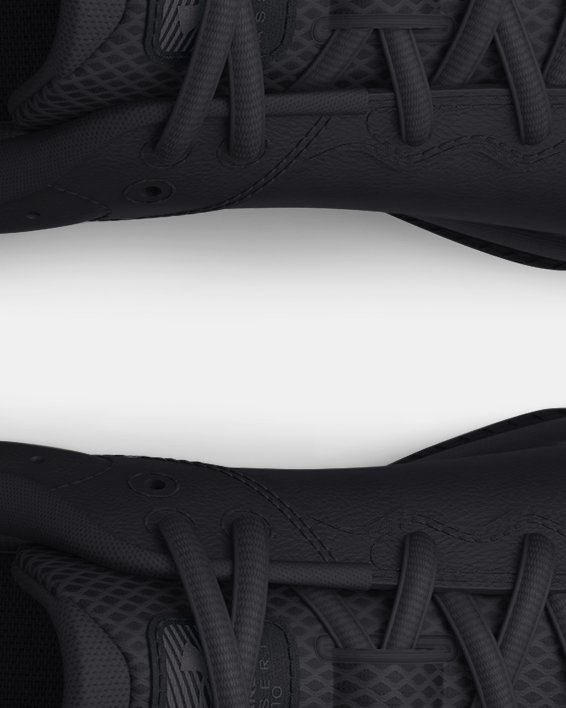 Boys' Grade School UA Assert 10 Uniform Synthetic Running Shoes, Black, pdpMainDesktop image number 2