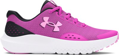 Girls' Grade School UA Surge 4 Running Shoes - 3027108-500