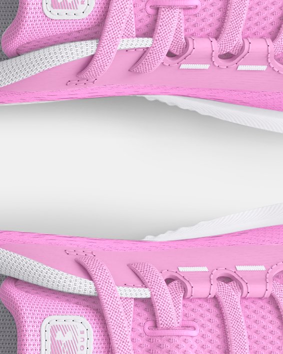 Girls' Pre-School UA Rogue 4 AL Running Shoes, Pink, pdpMainDesktop image number 2