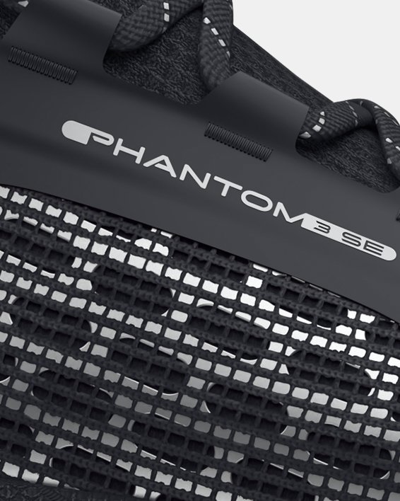 Unisex UA HOVR™ Phantom 3 SE Reflect Running Shoes, Black, pdpMainDesktop image number 0