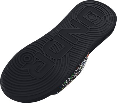 Sandalias UA Ansa Day of the Dead Unisex, Black, pdpMainDesktop image number 4