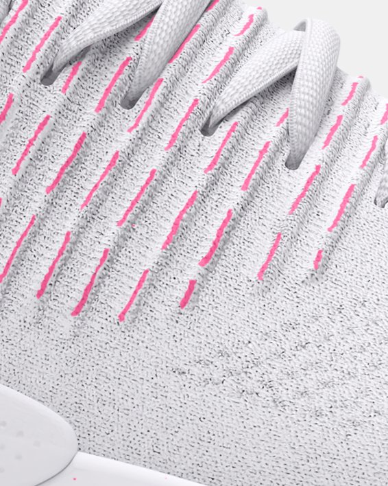 Women's UA Dynamic IntelliKnit Training Shoes in White image number 0