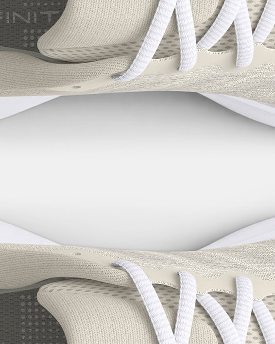Women's UA Infinite Pro Breeze Running Shoes in White image number 2