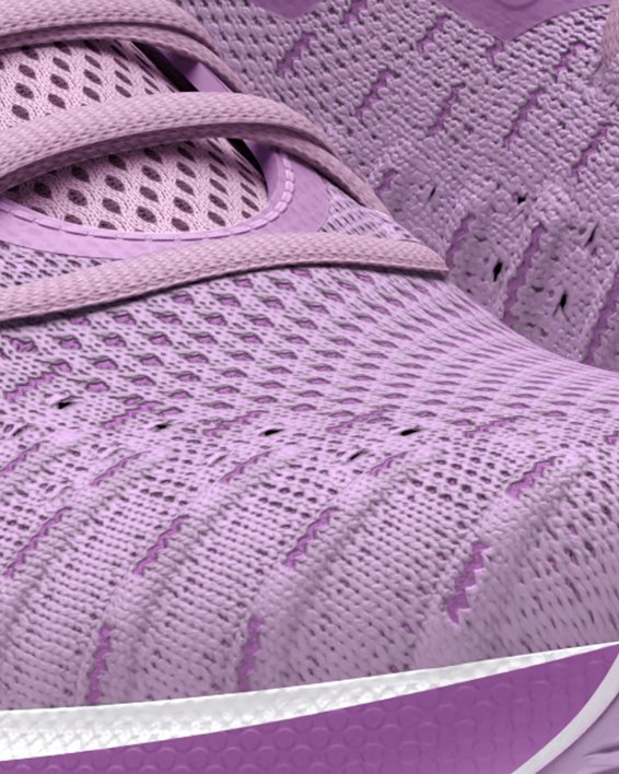 Women's UA Infinite Elite Running Shoes, Purple, pdpMainDesktop image number 3