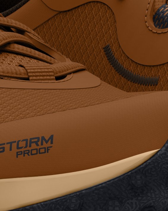 Men's UA Maven Waterproof Trail Running Shoes, Brown, pdpMainDesktop image number 3