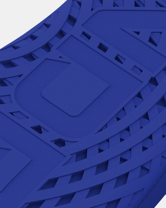 Men's UA Ignite Select Slides in Blue image number 4